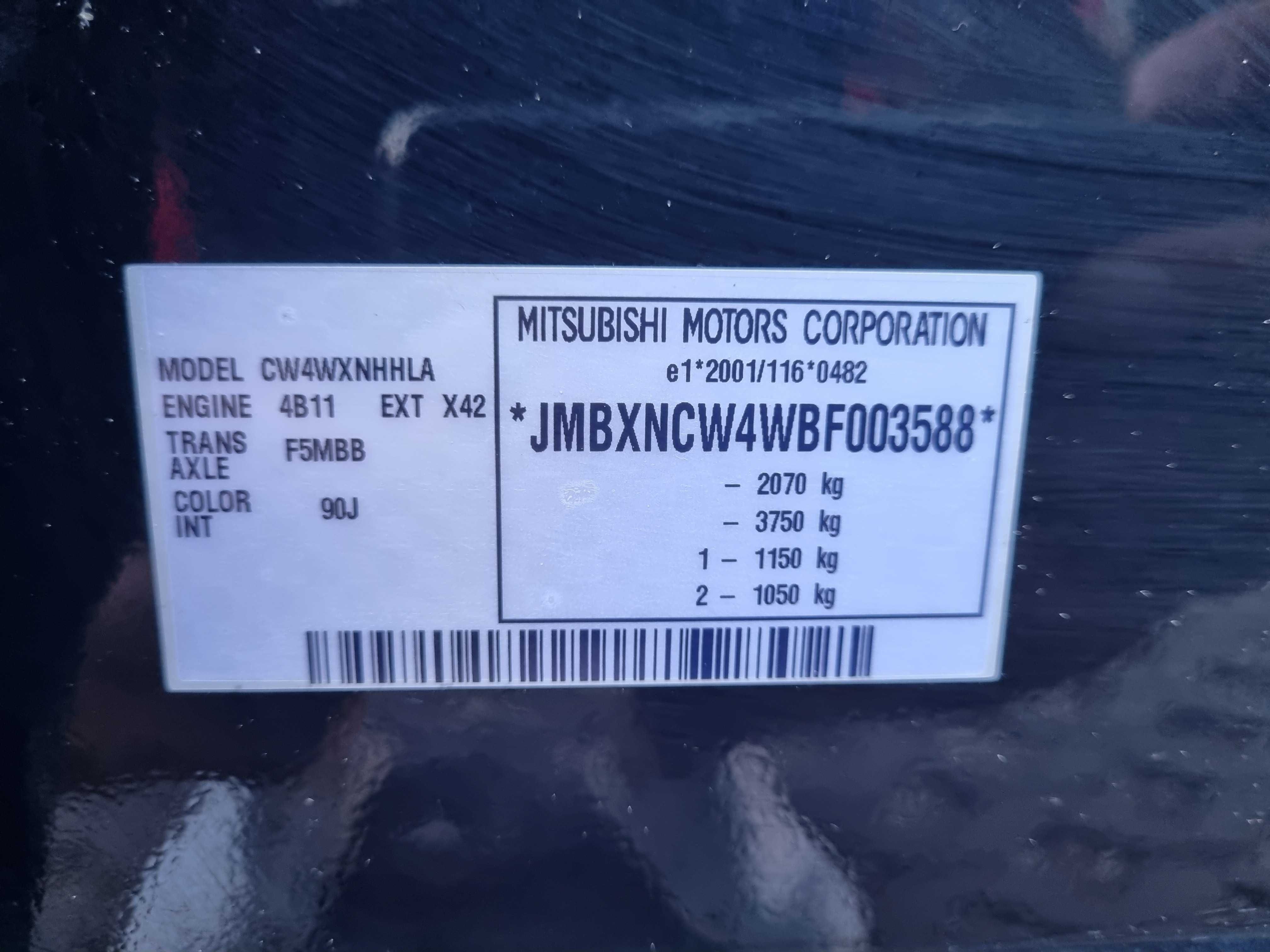 Mitsubishi Outlander 2.0*DVD*navi*kamera* zarejestrowany PL