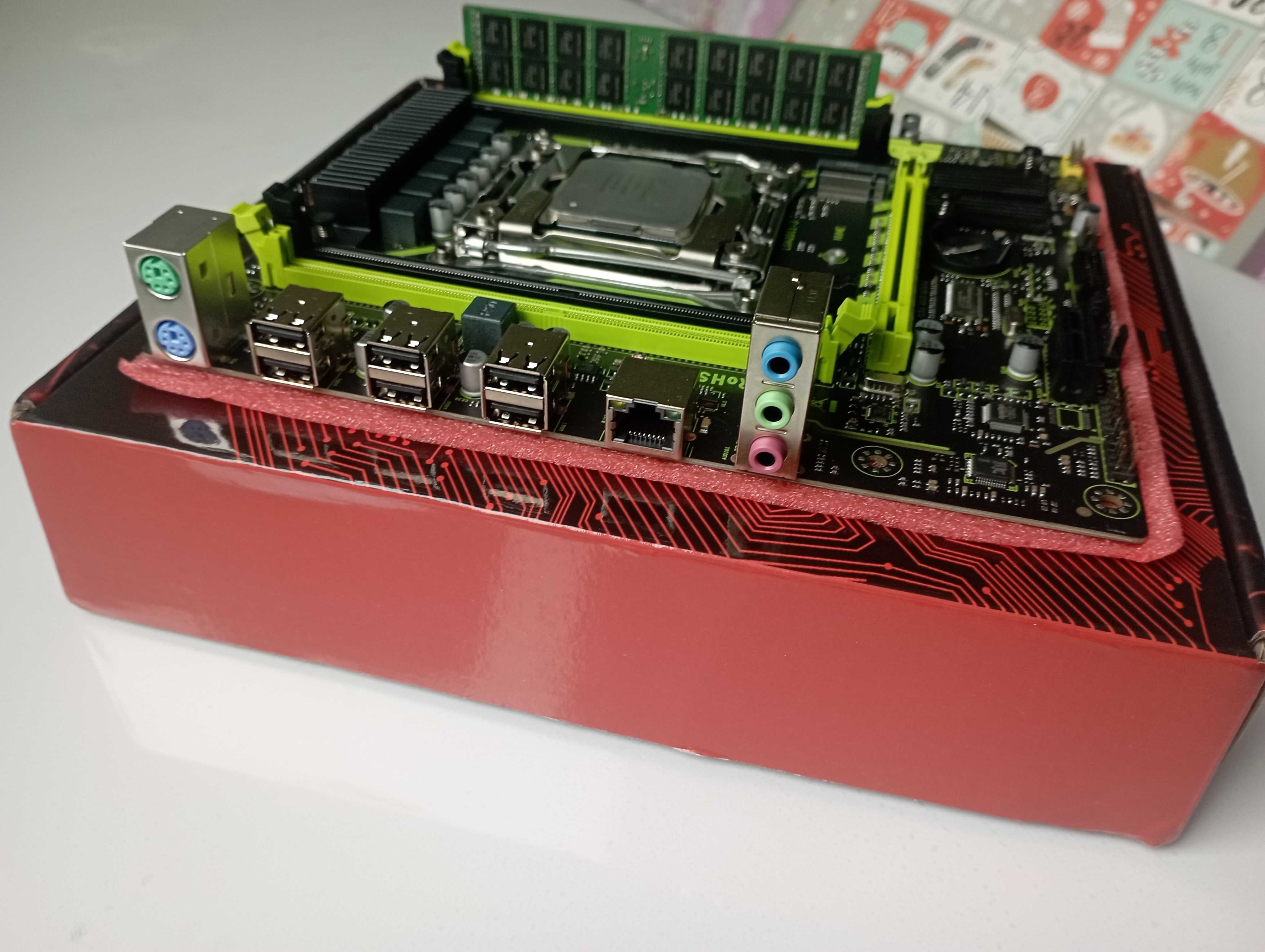 Потужний ігровий комплект мать + xeon 2630v4 + ddr4 16gb