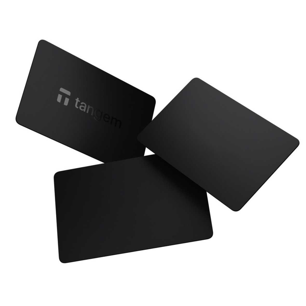 Анонимный криптокошелек Tangem 2.0 Stealth Black/Черный на 3 карты