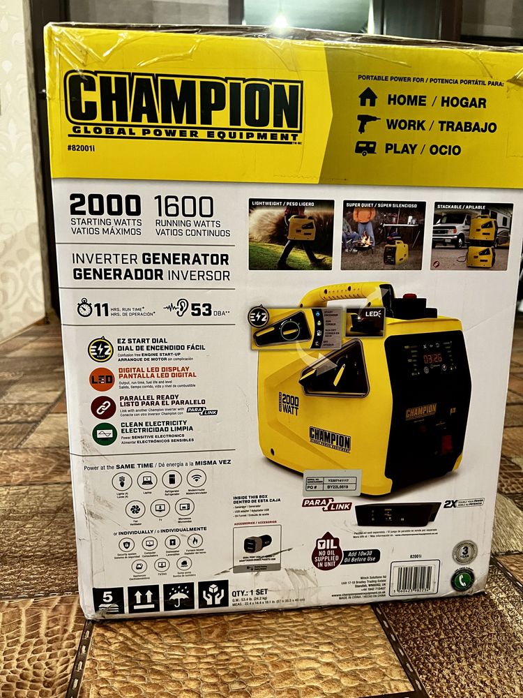 Генератор Champion 82001i-EU