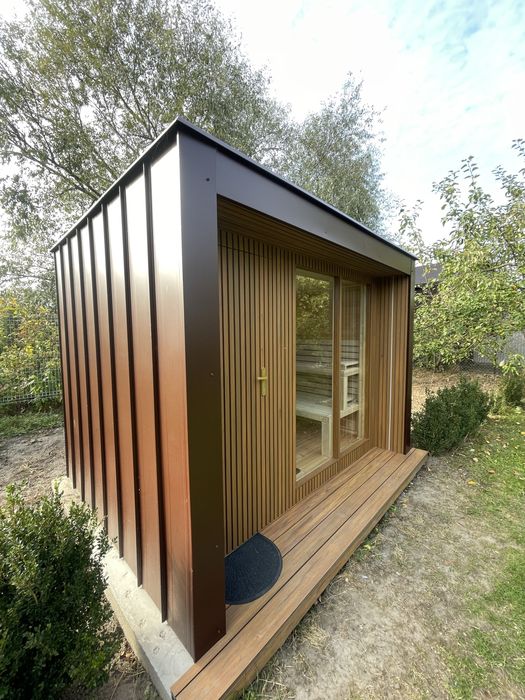 Sauna ogrodowa premium piec elektryczny