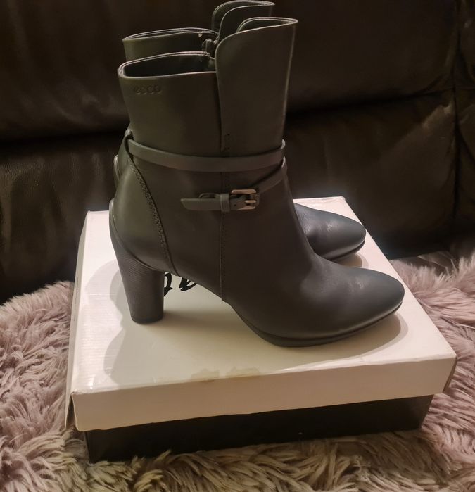 Botki ECCO skórzane