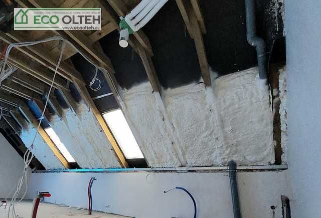 tanie ocieplanie poddaszy, stropów pianą PUR