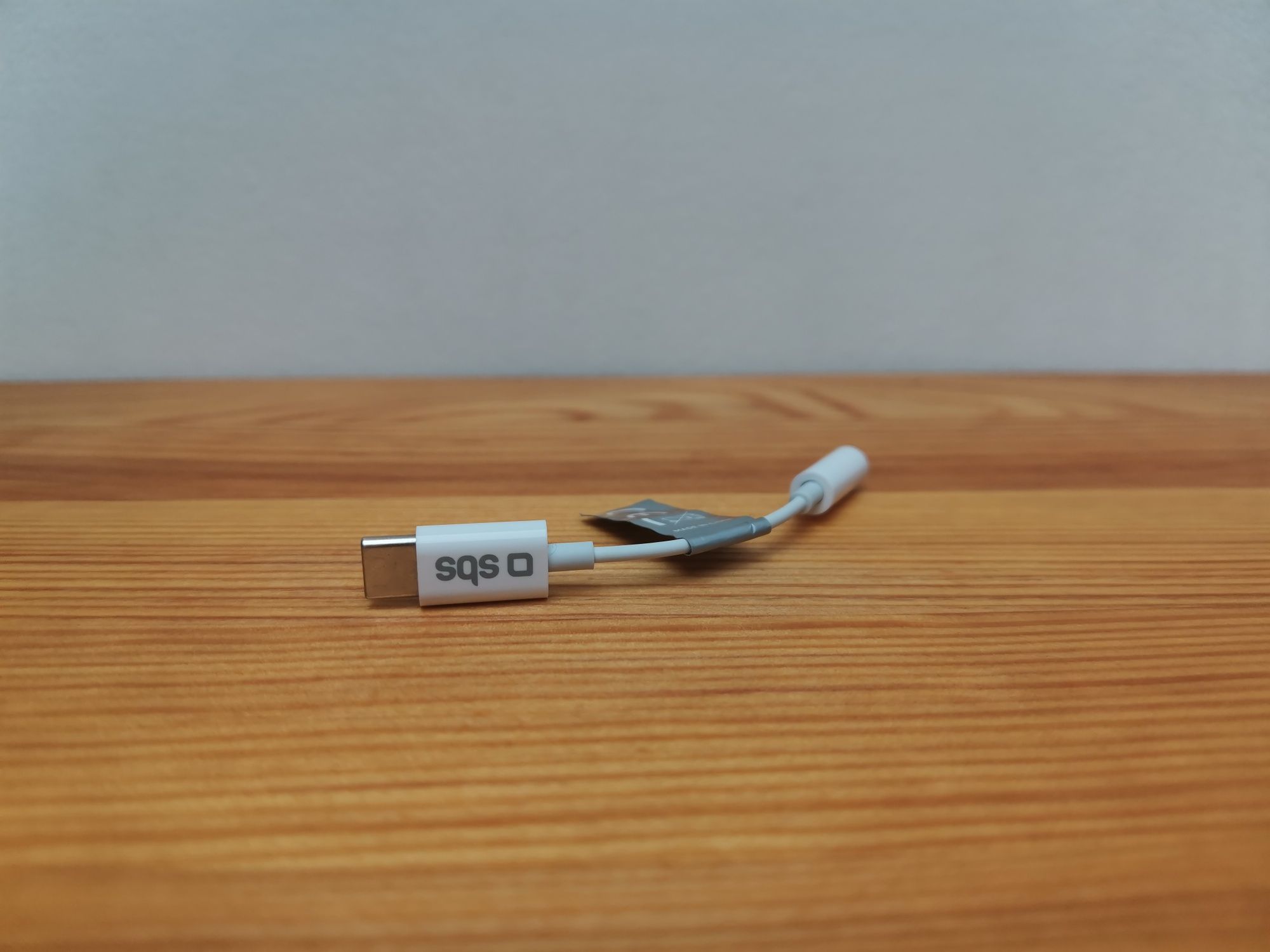 Adapter Przejściówka SBS Jack 3,5mm - USB typ C (gniazdo - wtyk)