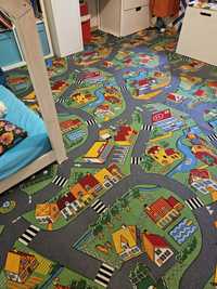 Wykładzina smart ulice do pokoju dziecięcego 420cmx370