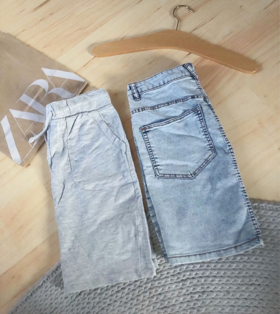 Zestaw spódniczki przed kolano jeansowa pull&bear S/M