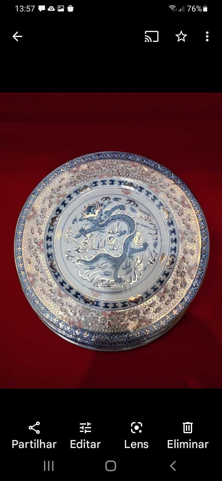 Porcelana de Macau em Bago de Arroz