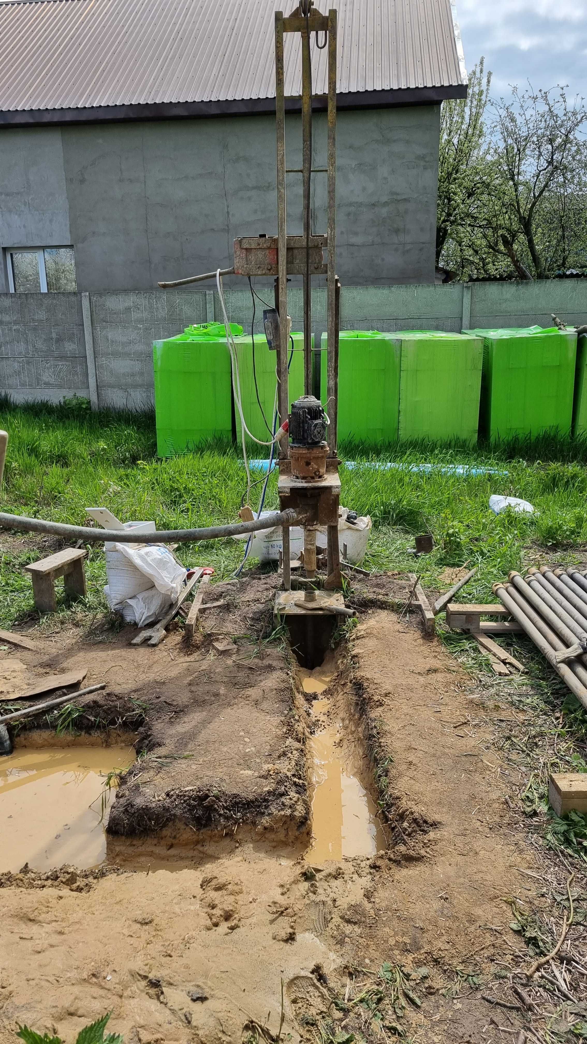 Бурение скважин на воду. Монтаж. Буріння свердловин Під ключ! Козин