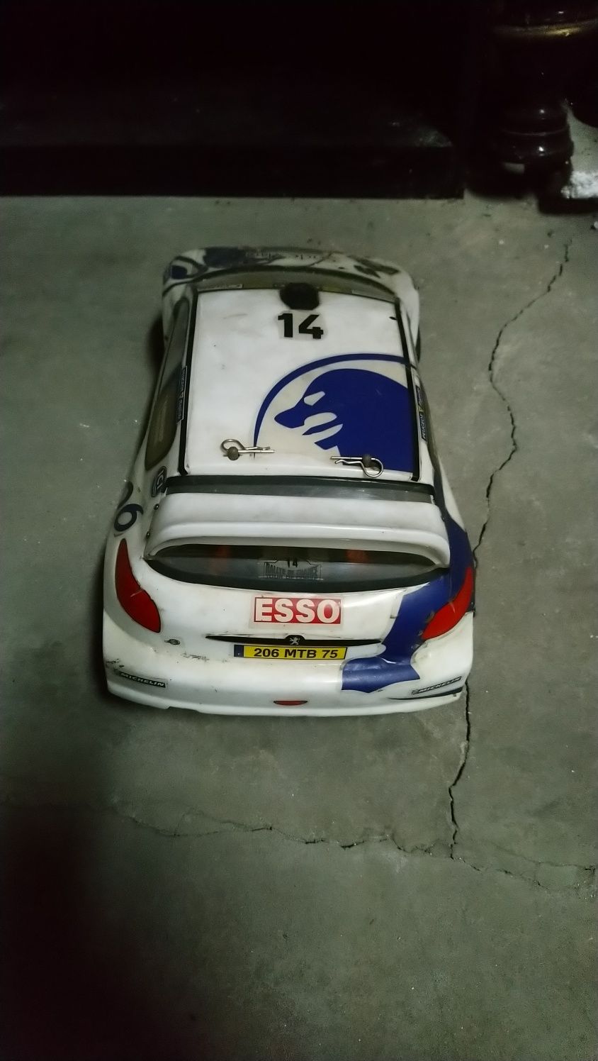 Samochód RC - Kyosho perfex 4WD Peugeot 206 WRC
