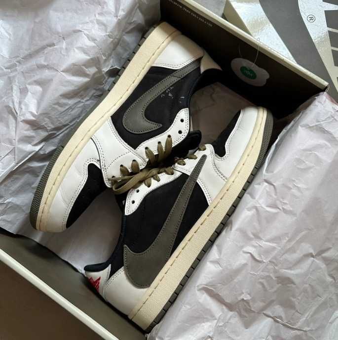 Jordan 1 Retro Low OG SP Travis Scott Olive R.41
