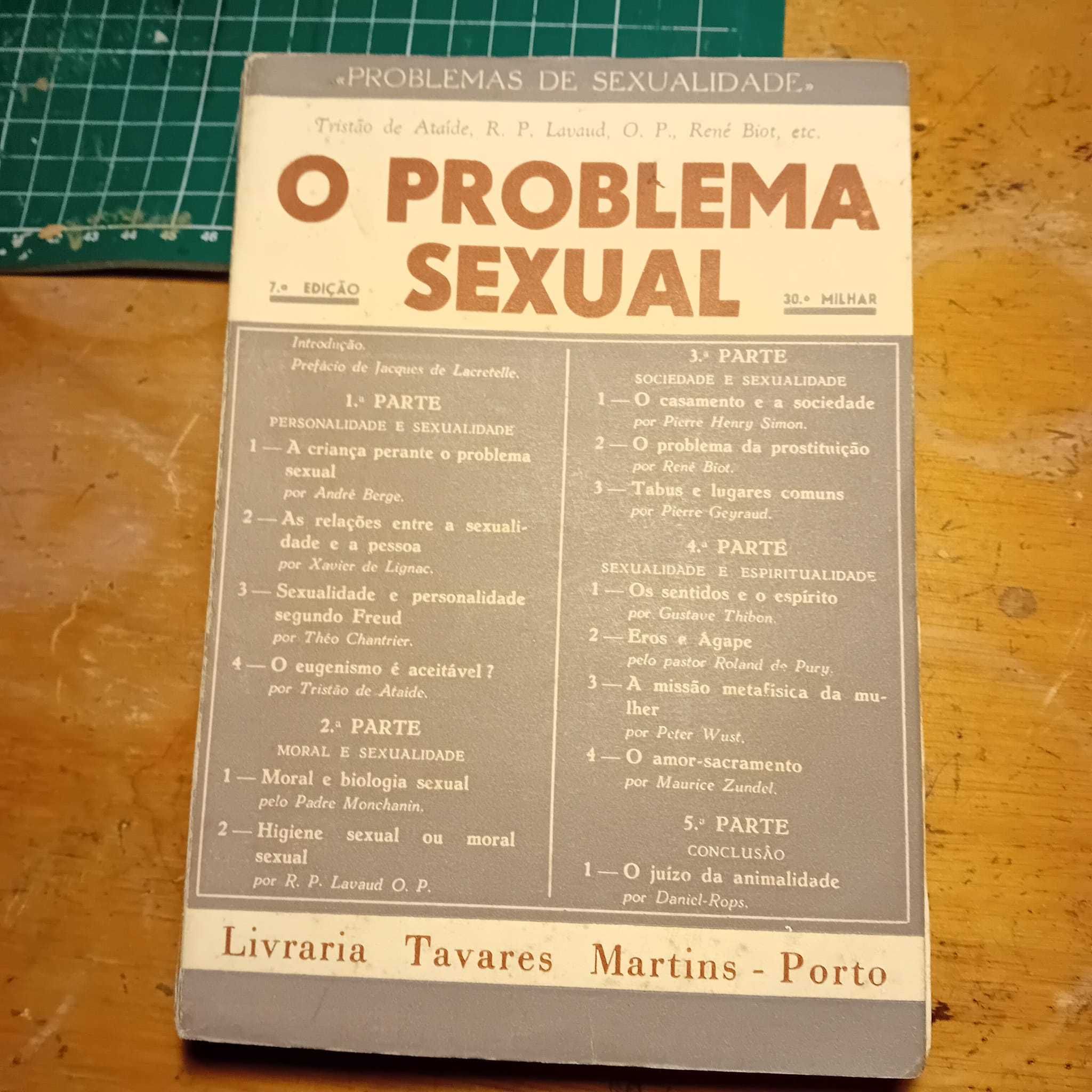 Tristão de Ataíde, O problema Sexual