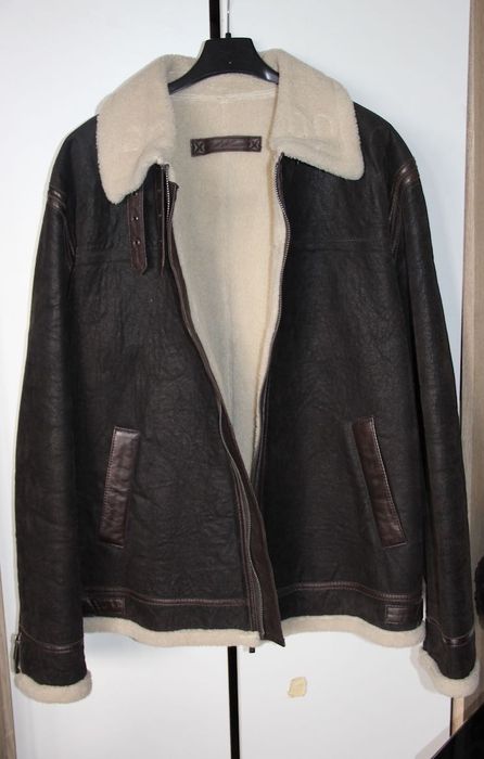 OCHNIK kożuch kożuszek męski kurtka skóra skórzaną xl