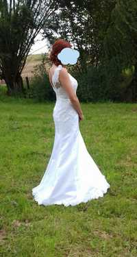 Sukienka suknia  ślubna syrenka