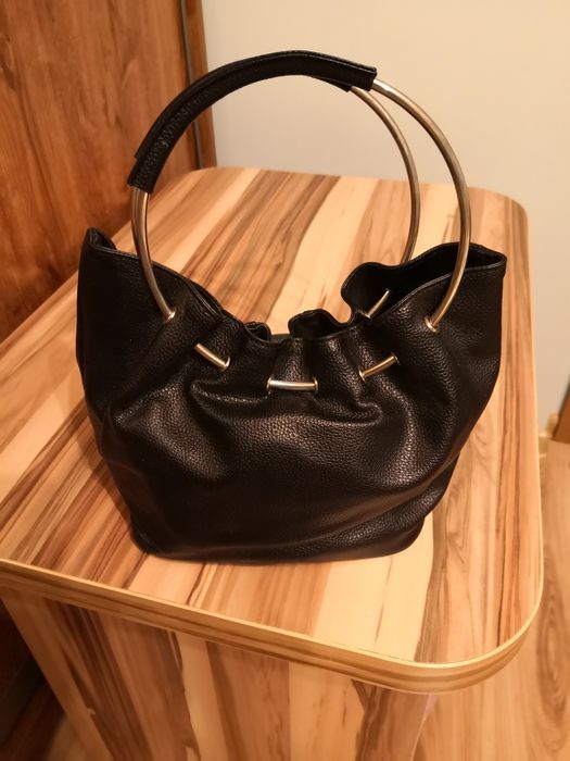 Torebka czarna średnia