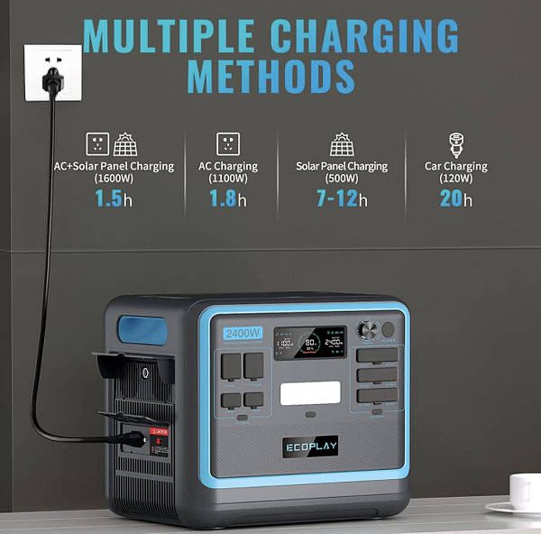 Зарядні станції EcoPlay P2400 ecoflow екофлов