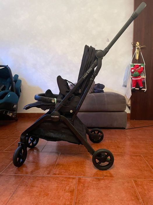 Carrinho bebé + ovo + cadeira automóvel com isofix