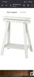 Cavalete regulável branco ikea