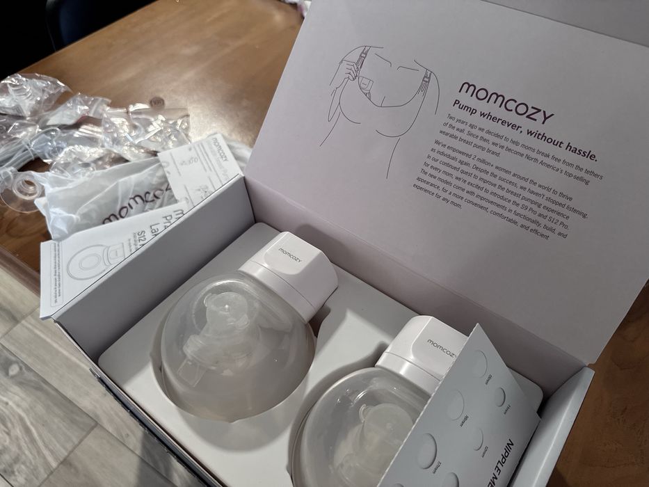 Laktator podwojny momcozy s12 pro duzy zestaw!