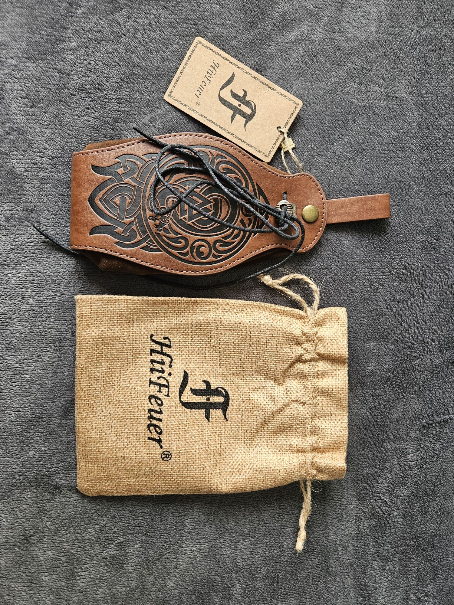 Torba mieszek do paska pagan LARP prezent