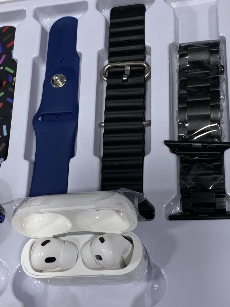 Набор часы I20 Ultra 2 Max Suit+Bluetooth наушники 5RD Generation