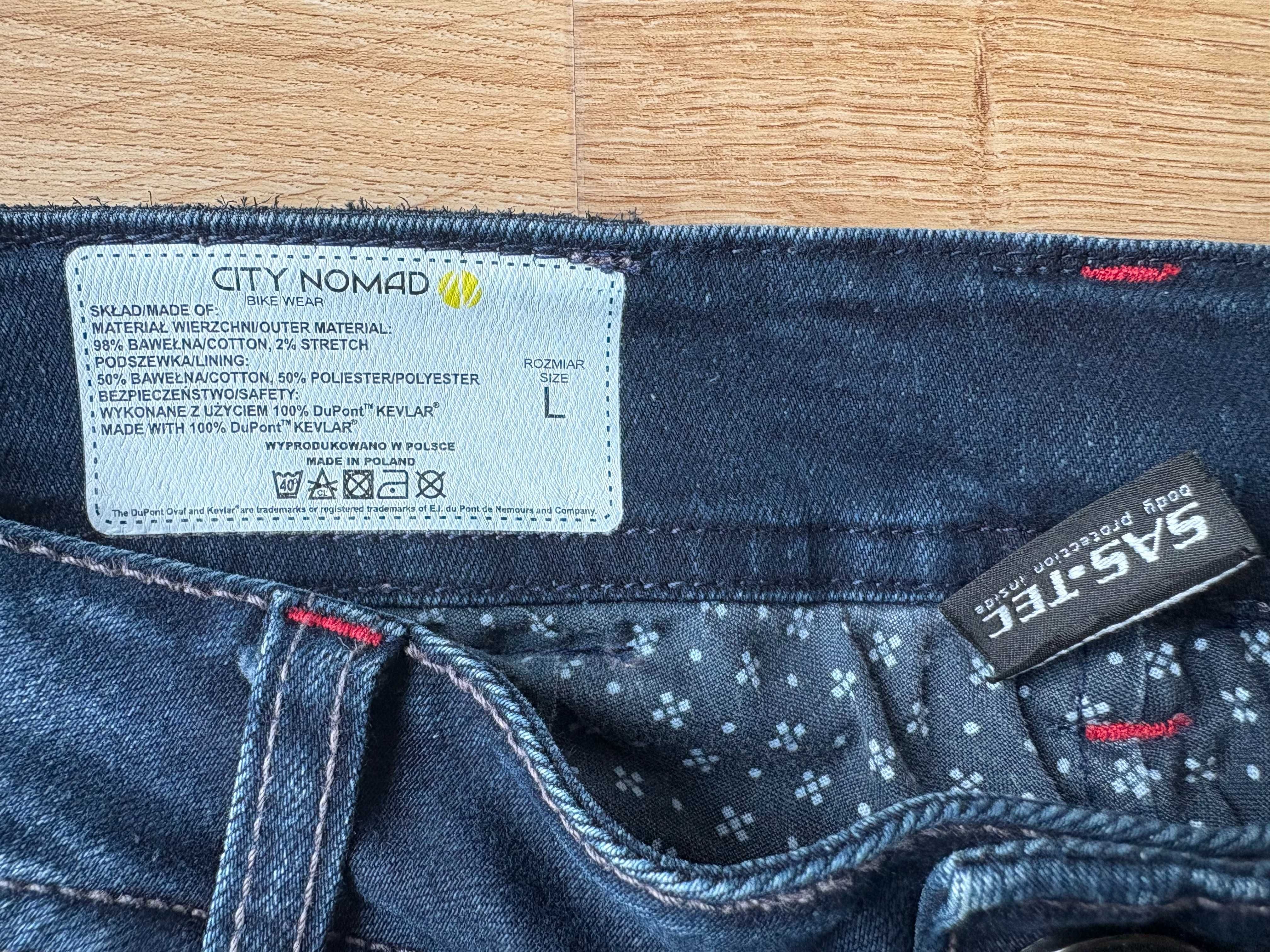 Spodnie motocyklowe jeans City Nomad Kim rozmiar L, damskie