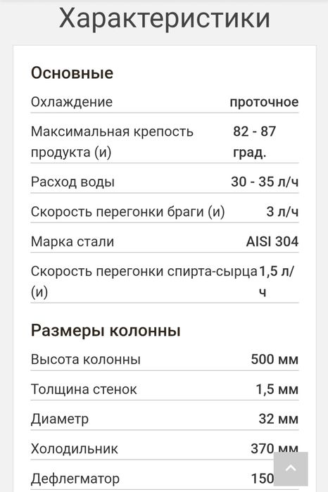 Колонна Акваградус Компакт