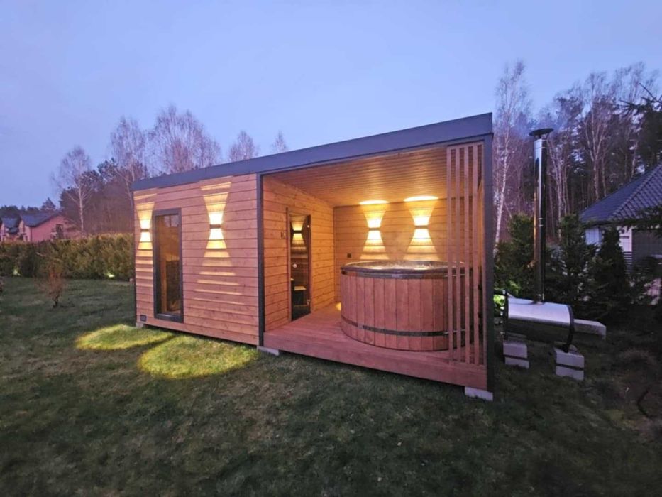 BALIA OGRODOWA JACUZZI bania sauna Polskiej produkcji!!