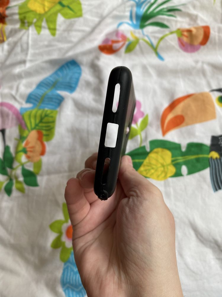 Obudowa case etui Huawei P9 Lite Mini czarny kot z uszkami miekki