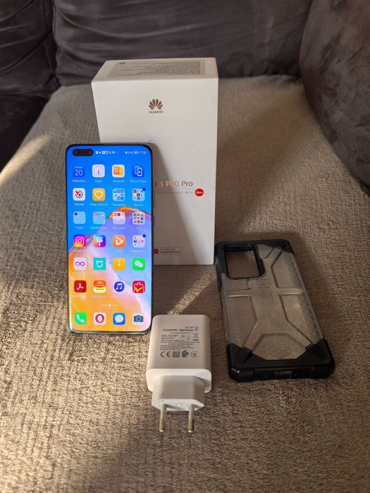 Telefon Huawei p40 pro jak nowy! 8 GB / 256 GB pancerne etui pudełko