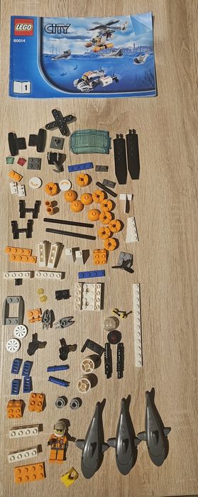 Klocki lego - zestaw 60014 Patrol straży przybrzeżnej