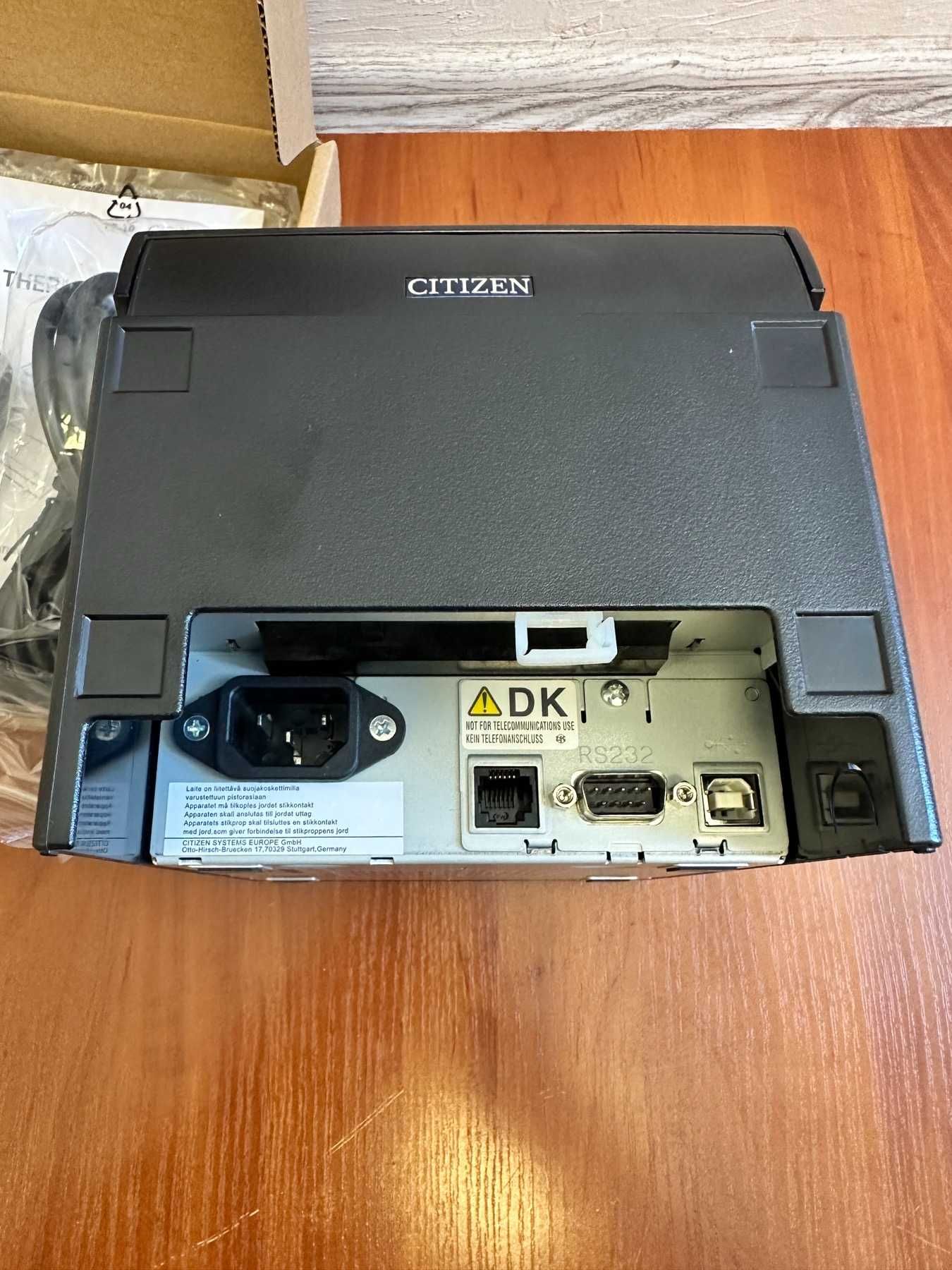 Термопринтер CITIZEN CT-S310IIEBK с автообрезкой 80мм