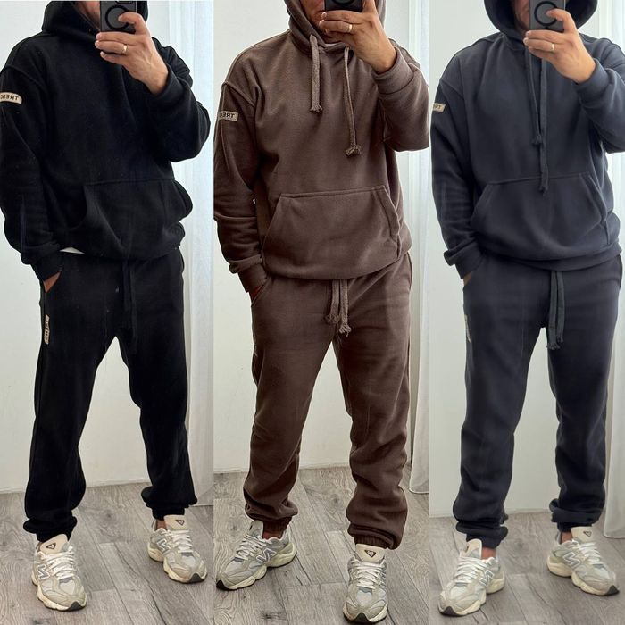 Теплий чоловічий спортивний костюм з флісу .44-46,48-52,54-56