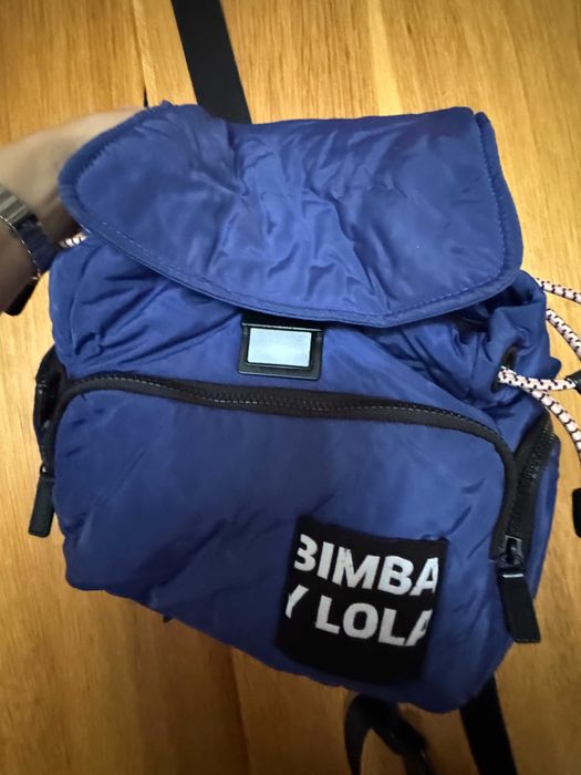 Mochila Bimba y Lola azul petróleo