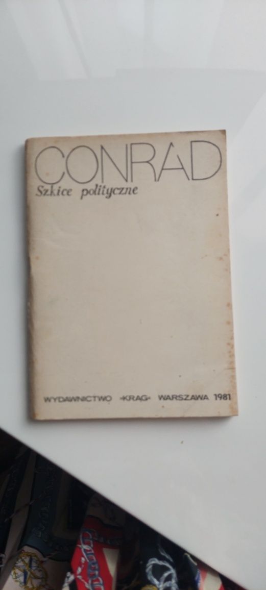 Joseph Conrad - Szkice polityczne wyd. 1981