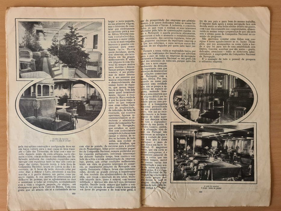 Número da antiga revista "Ilustração Portuguesa" de 1922