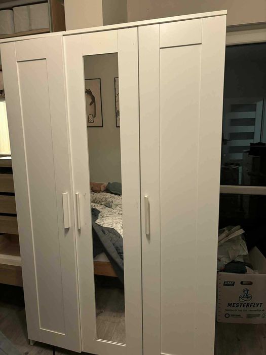 Szafa na ciuchy Brimnes z lustrem [zarezerwowane]
