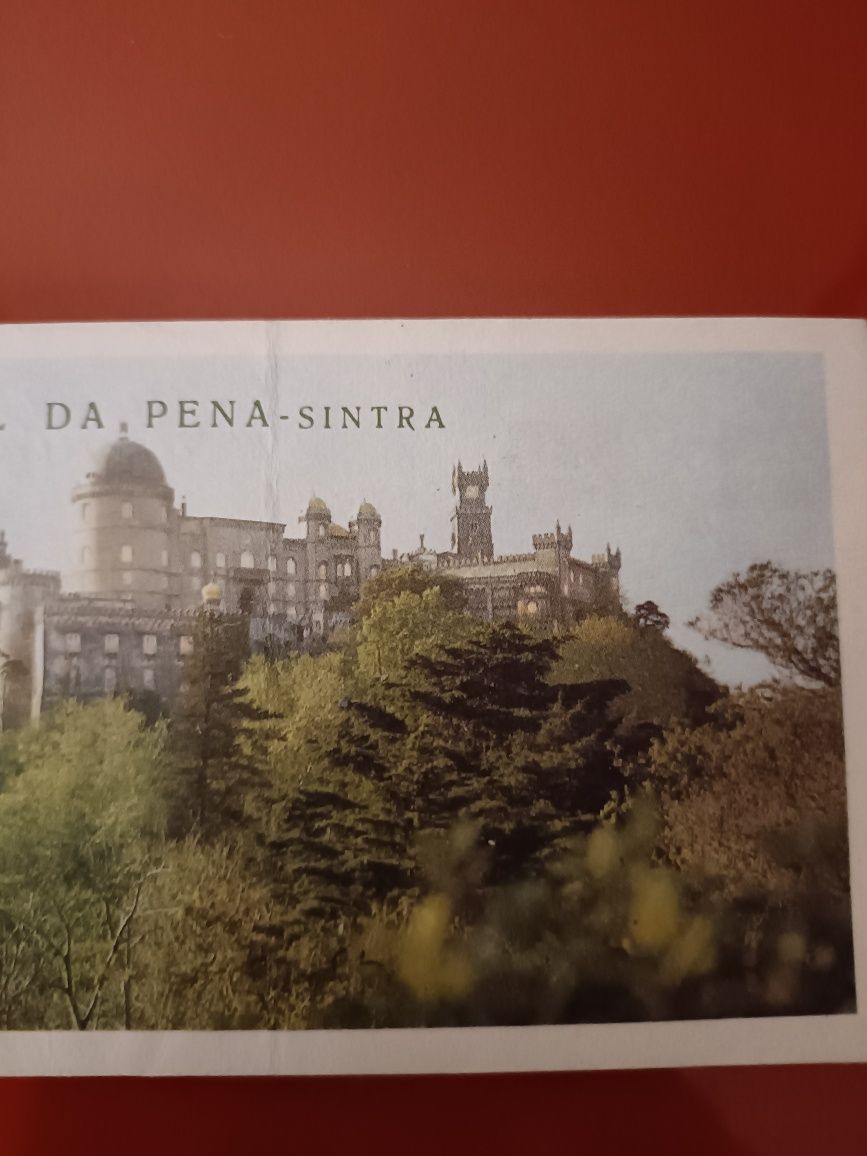 Bilhete antigo de entrada no Palácio da Pena, em Sintra em 1971