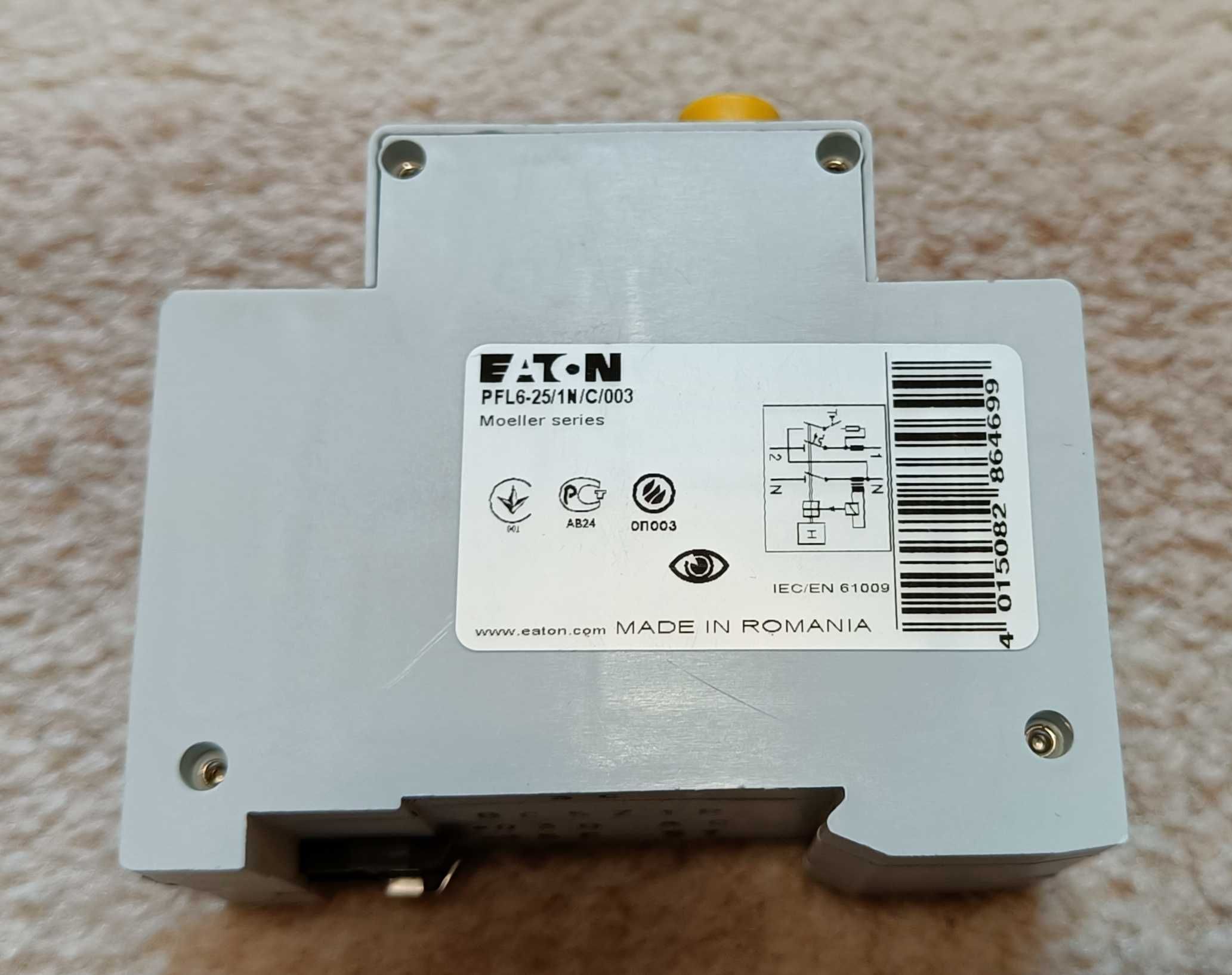 Диференційний автомат EATON PFL6-25/1N/C/003 2P C25 30мА