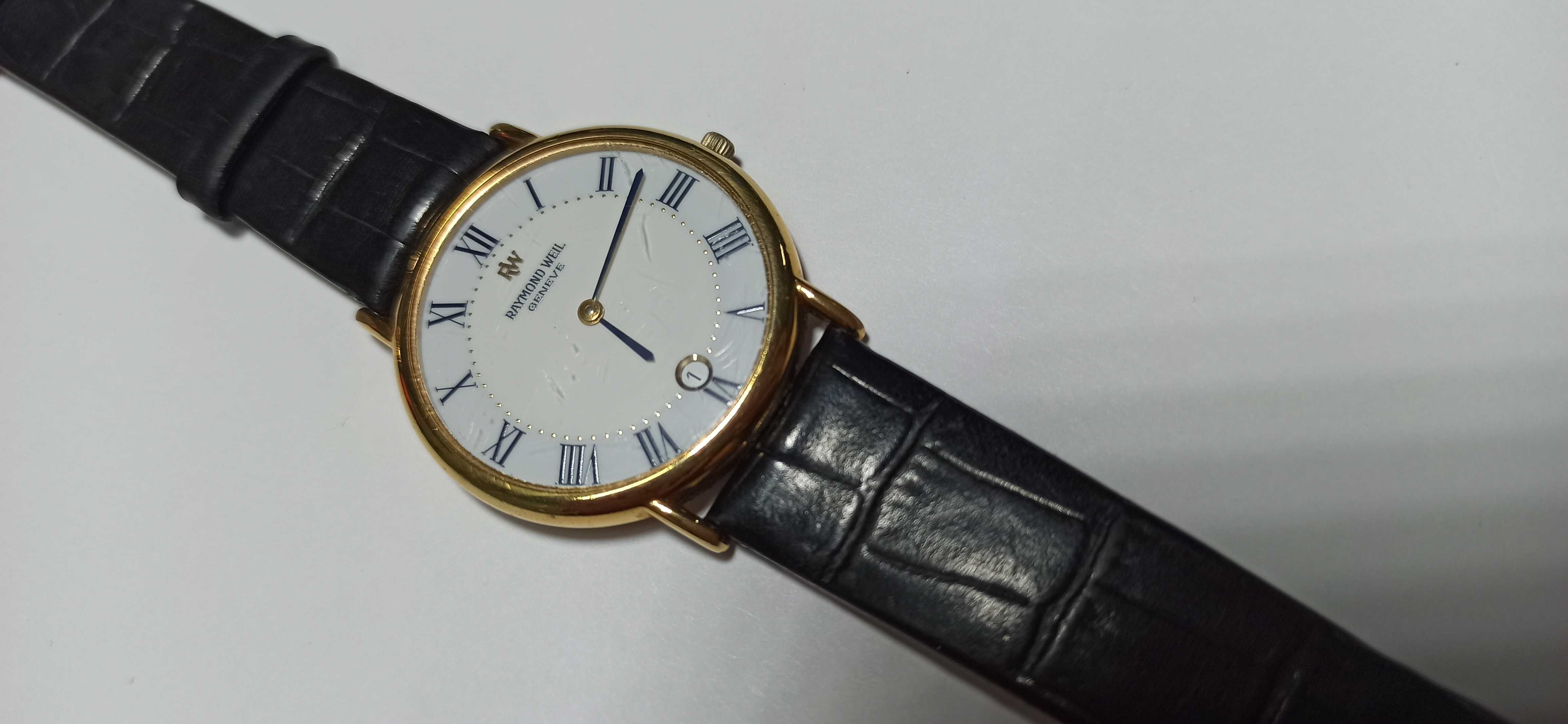 Pozłacany 18K złotem zegarek Raymond Weil 9124 /LOMBARD/ Cz-wa/Raków