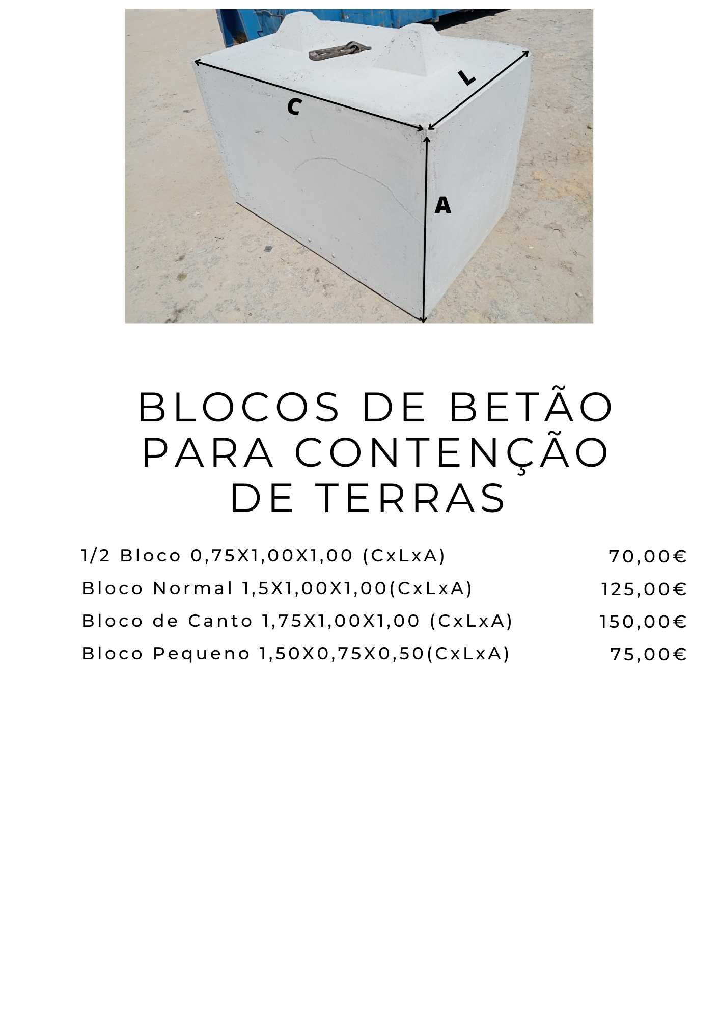 Blocos de Betão para Muros