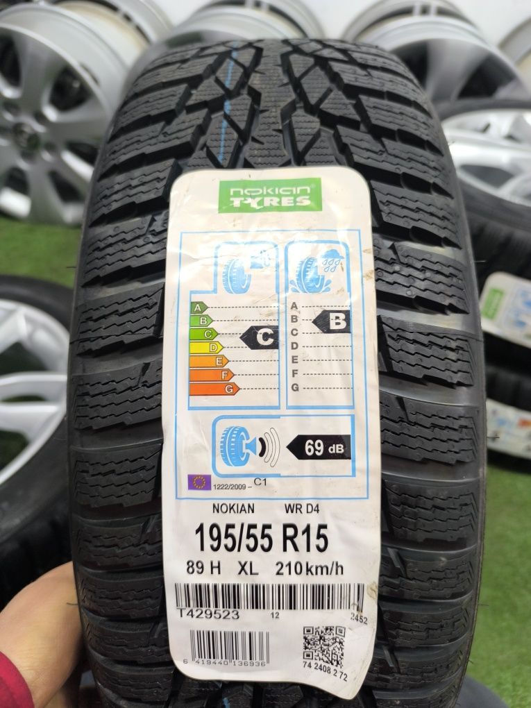 Nowe 4 x 195/55/15 XL Nokian Opony Zimowe Wysyłka