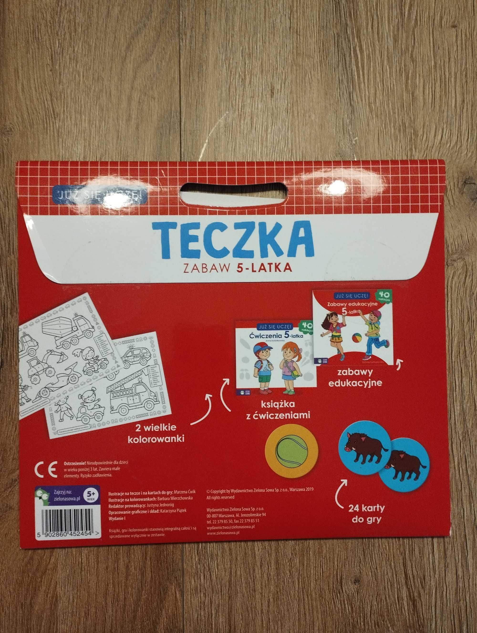 Teczka zabaw 5-latka + kolorowanka gratis NOWE