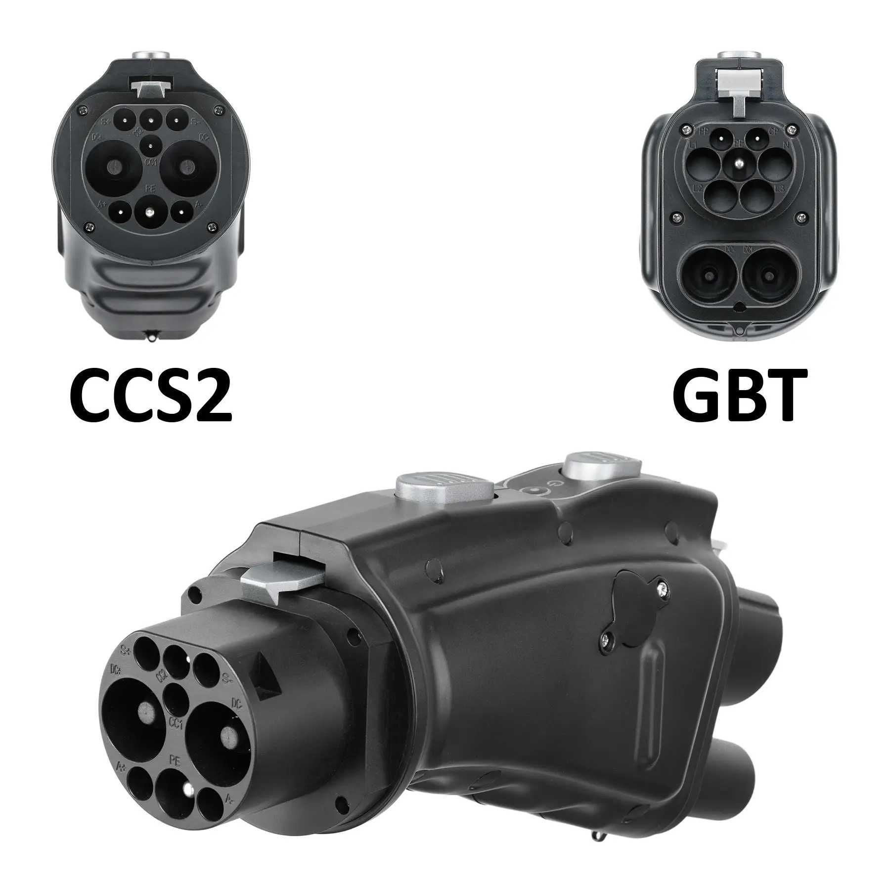 Адаптер CCS2 на GBT\DC для електромобілів з Китаю (240 кВт.|300А)