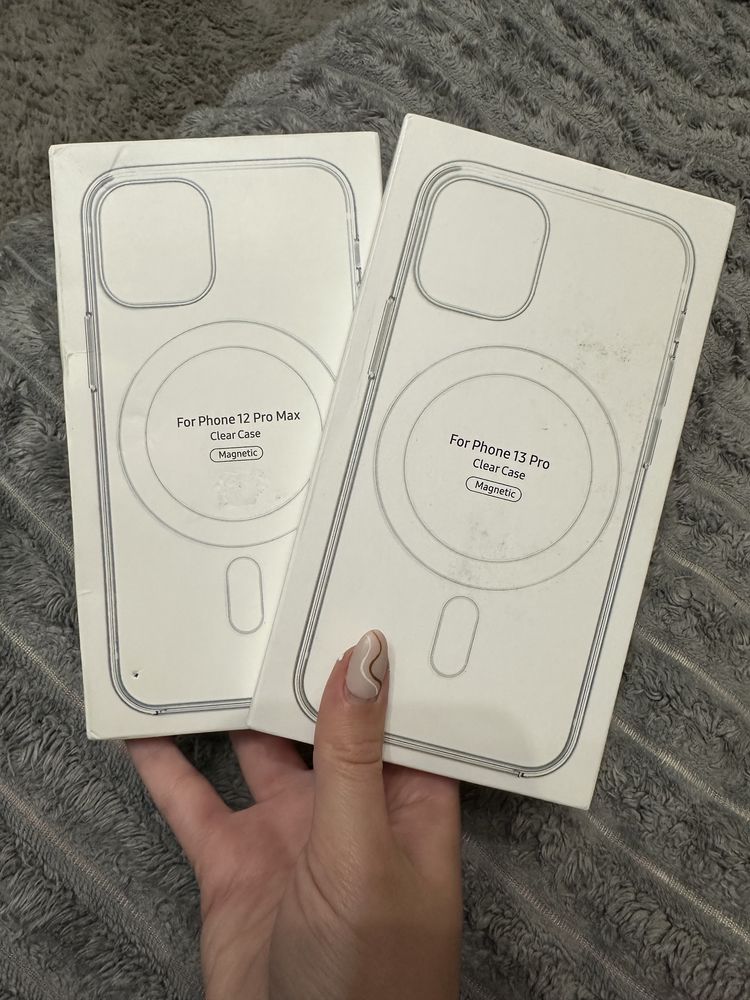 Чехлы на Iphone Magnetic Clear Case Magsafe
