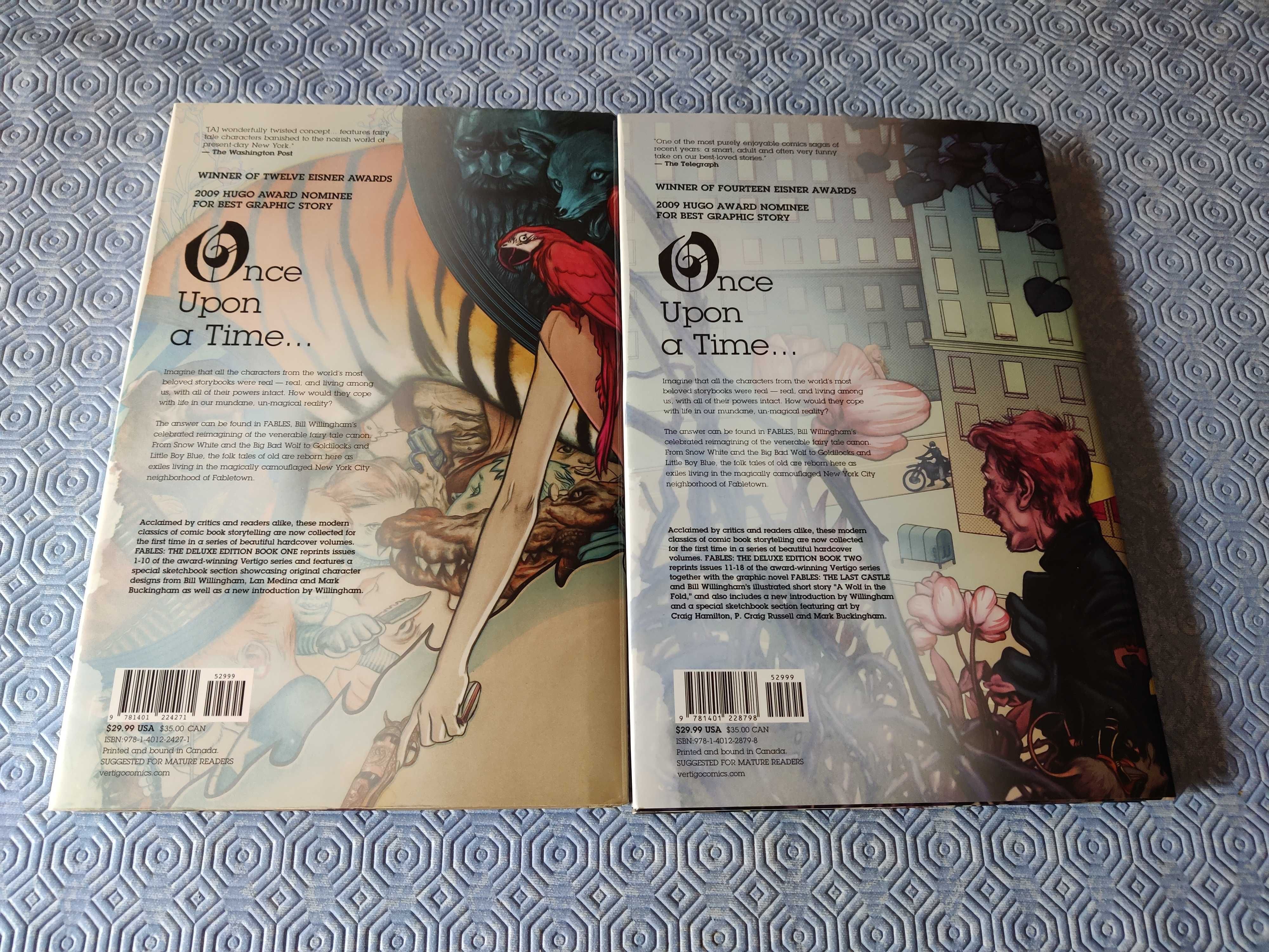 Fables Deluxe Volumes 1 e 2 (capa dura) - Banda desenhada