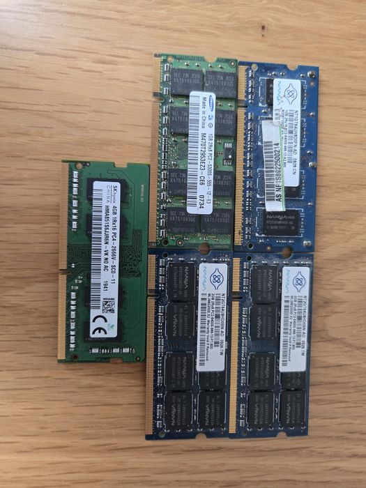 Pamięć RAM do laptopa  10gb 2gb 4gb 1gb