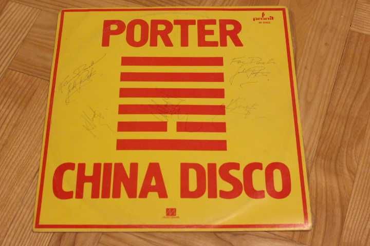 płyta winylowa John Porter china disco z autografami