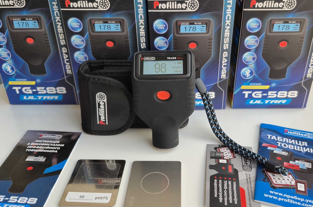 Товщиномір Profiline TG-588 Ultra толщиномер толщиномеры сканер авто