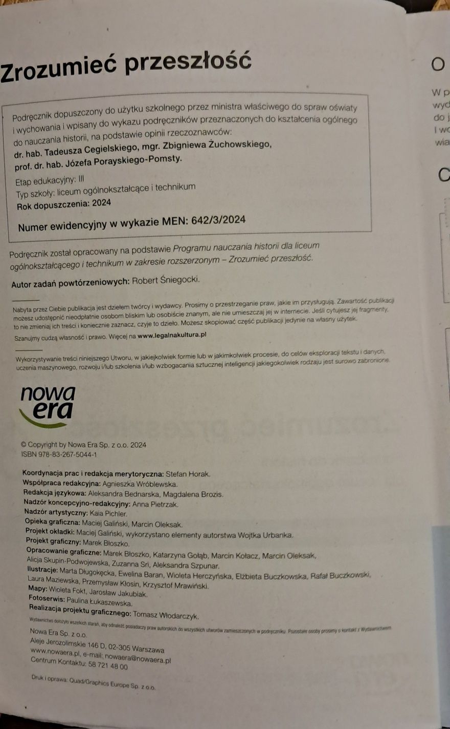 Zrozumieć przeszłość 3 zakres rozszerzony