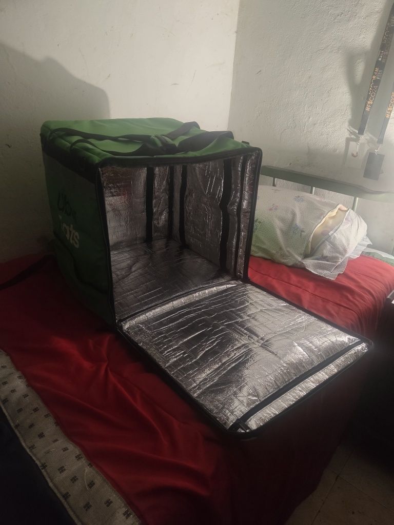Mochila Térmica Profissional Uber Eats - Como Nova